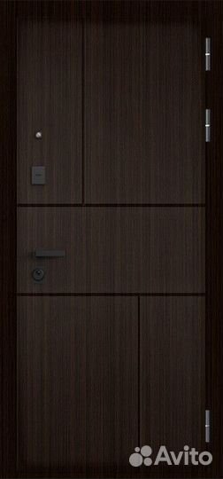 Металлические двери с зеркалом