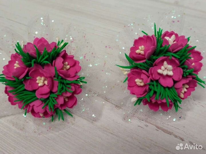 Резинки для волос ручной работы