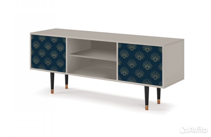 Тв-тумба T2 - Сатин - Blue Lotus