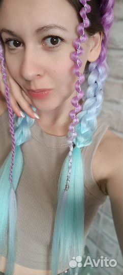 3 Д косы съемные