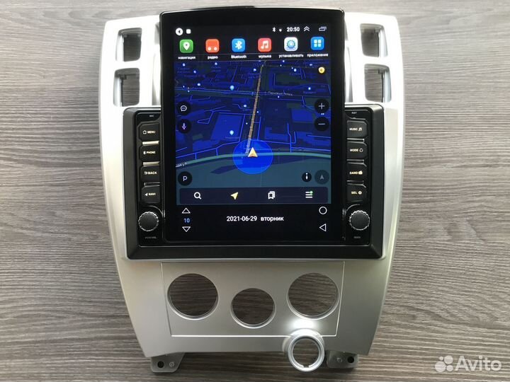 Магнитола Hyundai Tucson 1 в стиле Тесла