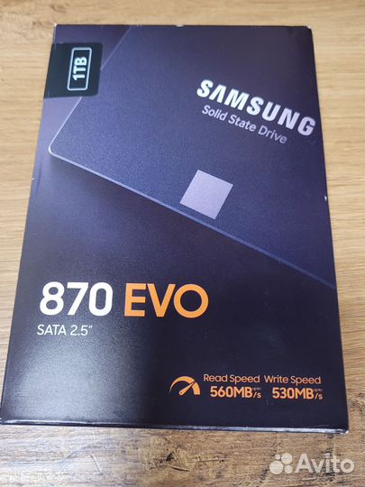 SSD накопитель Samsung870EVO1тб