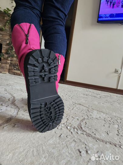 Сапоги женские натуральная кожа 39