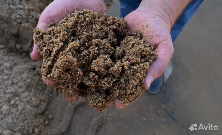 Песок крупный под стяжку