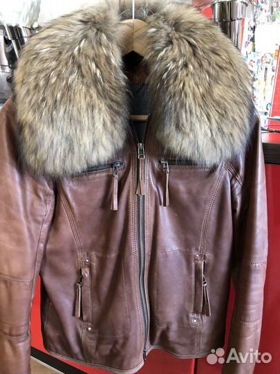 Куртка кожаная marella оригинал