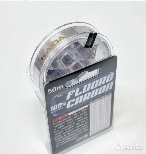 Леска Kaida fchd fluoro carbon 41 прозрачная 50м