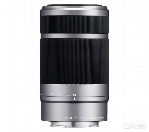 Объектив Sony E 55-210mm f/4.5-6.3 серебро
