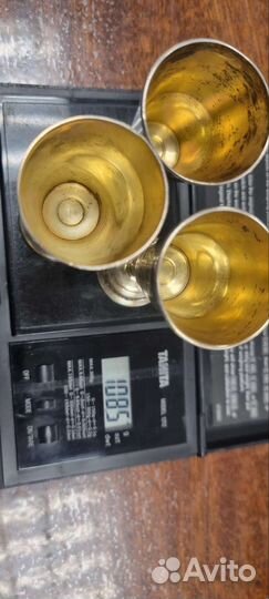 Серебряные рюмки 875 пробы