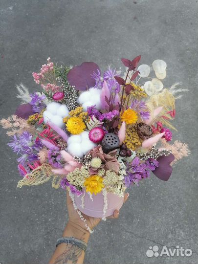 Букет декор сухоцветы