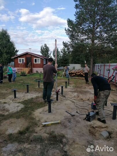 Винтовые сваи под ключ