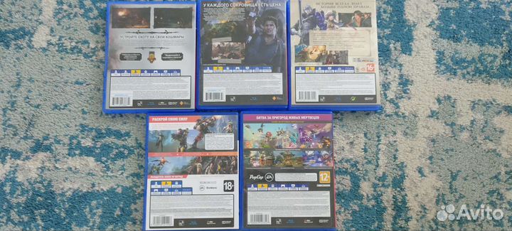 Продаю диски на фото для PS 4