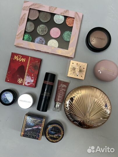 Однушки теней, румяна и бронзеры