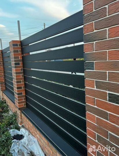 Забор ранчо от завода