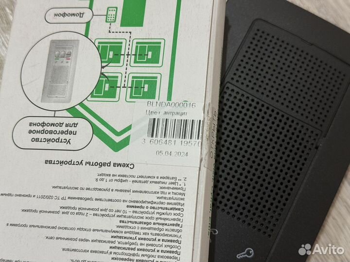 Трубка домофона Schneider Electric Blanca