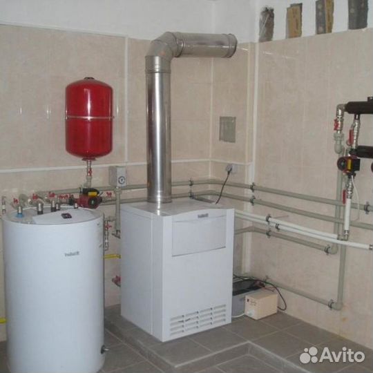 Монтаж, ремонт, обслуживание газовых котлов, колон