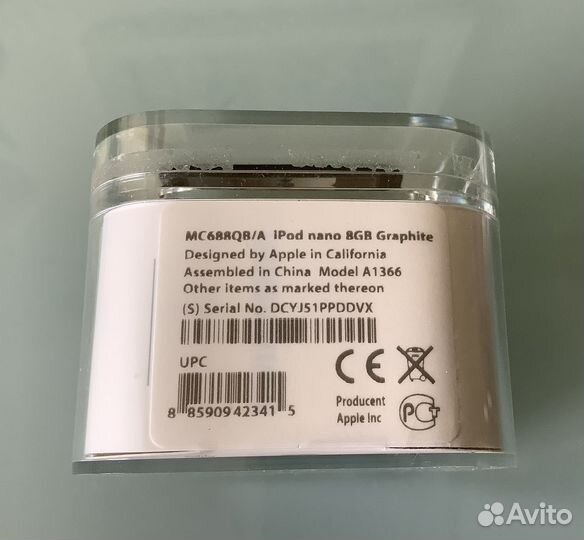 iPod nano 6 новый 8 Гбт + ремень Scott Wilson