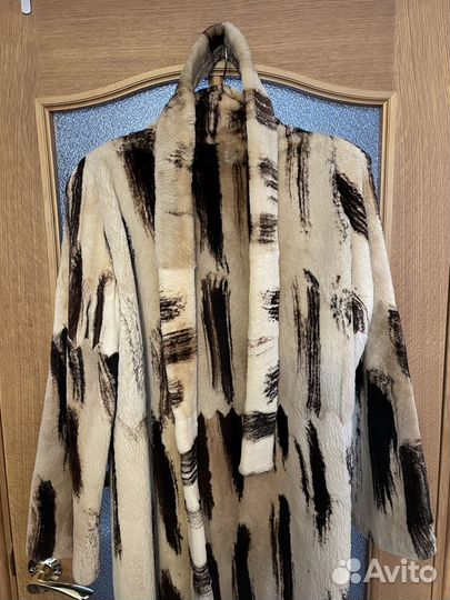Шуба женская натуральная, стриженый бобер