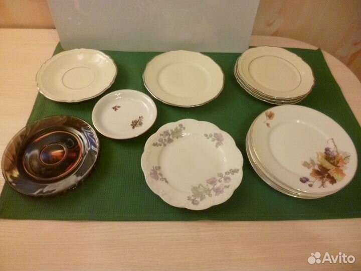 Тарелочки разные