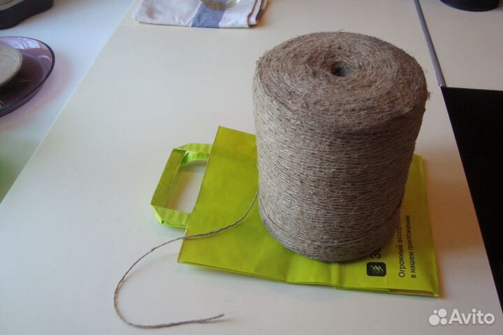 Джут, джутовый канат 1 мм