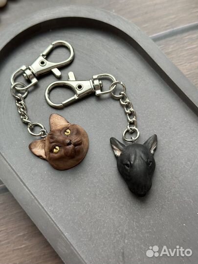 Кошка брошь