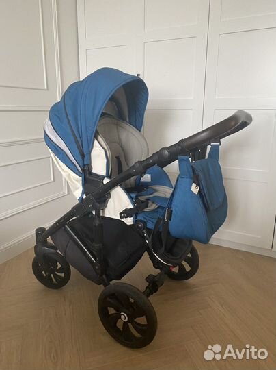 Коляска tutis viva life синяя