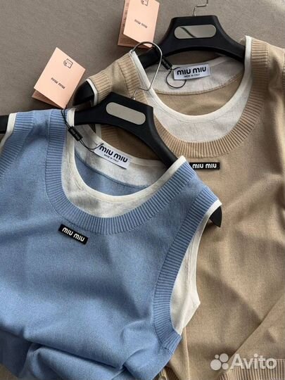 Топ miu miu женский 4 цвета