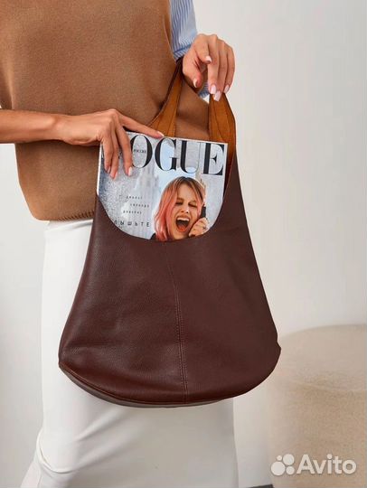 Сумка женская кожаная через плечо