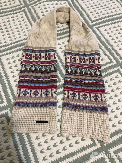 Шарф из хлопка с орнаментом