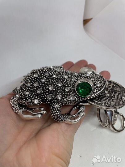 Денежная жаба фигурка брелок