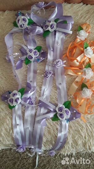 Украшение на свадебный автомобиль