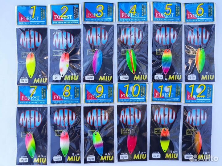 Блесна Forest Miu 3.5g. (Реплика )