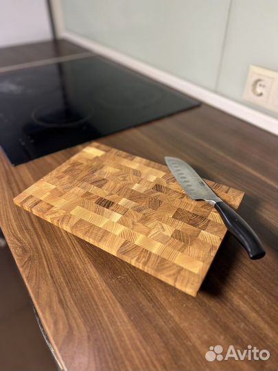 Доска разделочная торцевая из дуба