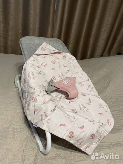 Детский шезлонг качалка Kinderkraft