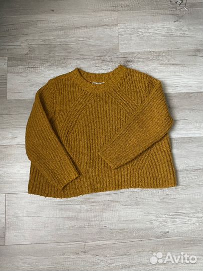 Свитер женский горчичный М