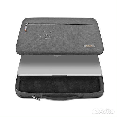Сумка для MacBook 15,4/16д чёрного и серого цвета