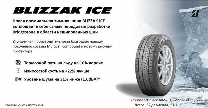 Bridgestone Blizzak Ice 245/50 R18 104T