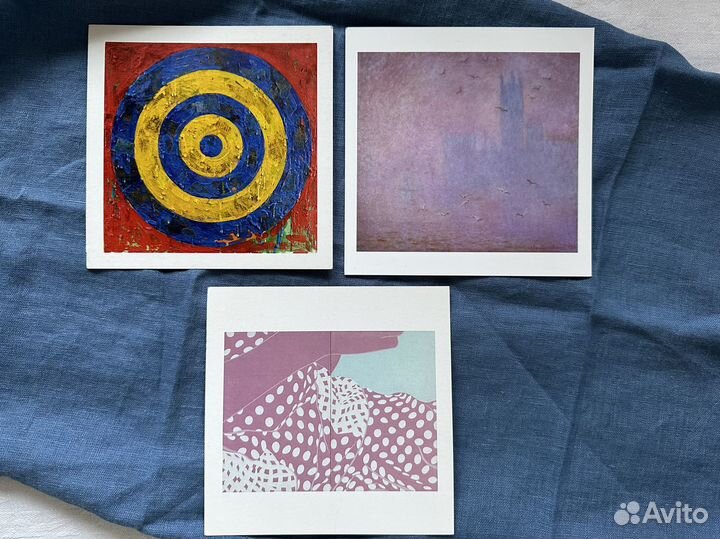 Открытки чистые, музеи мира