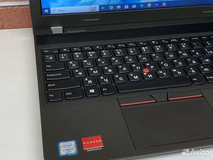 Игровой Lenovo ThinkPad i7\16gb\R7-2gb\ssd128+500