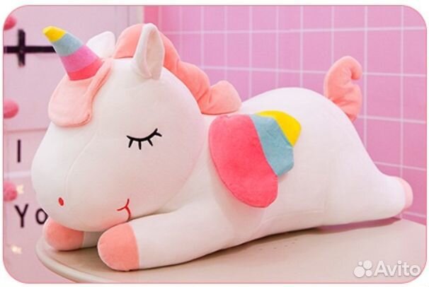 Мягкая игрушка Единорог 60 см