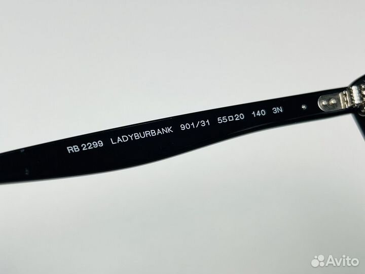 Очки Ray Ban Lady Burbank RB 2299 901/31-Оригинал