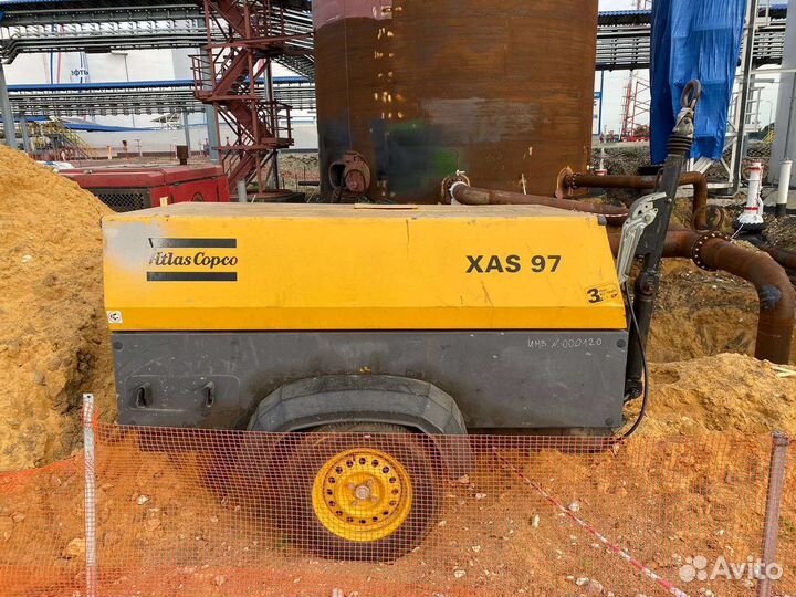 Компрессор atlas copco xas 97