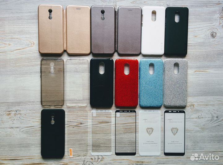 На Xiaomi redmi 5 plus стекло чехол поклейка