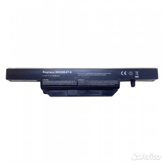 Аккумулятор для ноут. DNS W650 (W650BAT-6) Новый