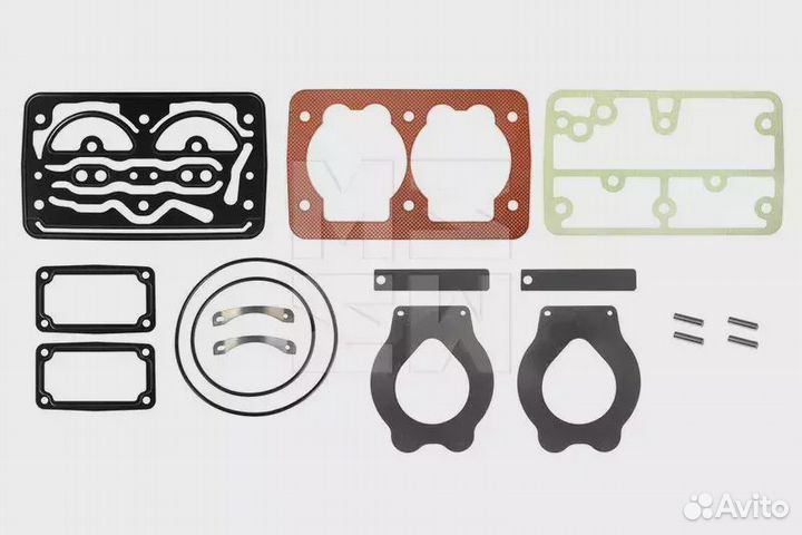 Ремкомплект компрессора volvo (прокладки+клапана)