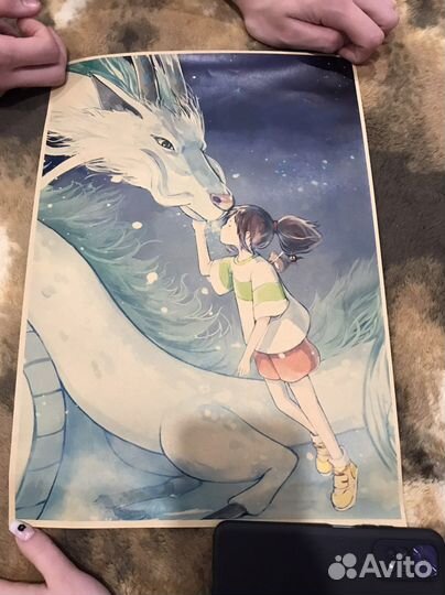 Плакаты постеры гарри поттер и аниме и не только