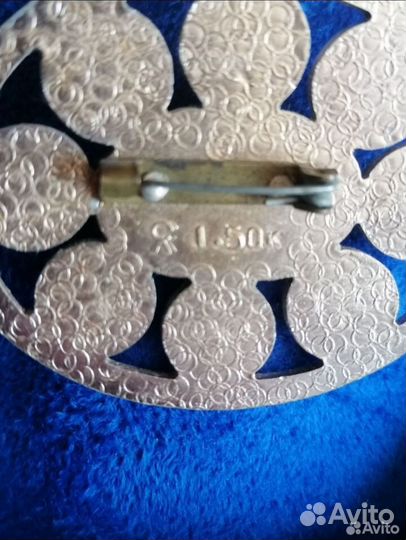 Брошь, кулон винтаж СССР, кулон розовый кварц