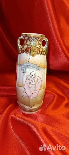 Ваза коллекционная, Satsuma эпохи Мейдзи нач.XX в