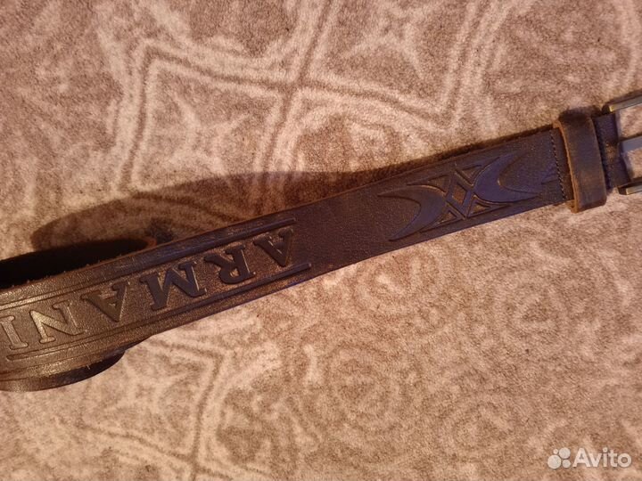 Ремень кожаный ширина 4.3см