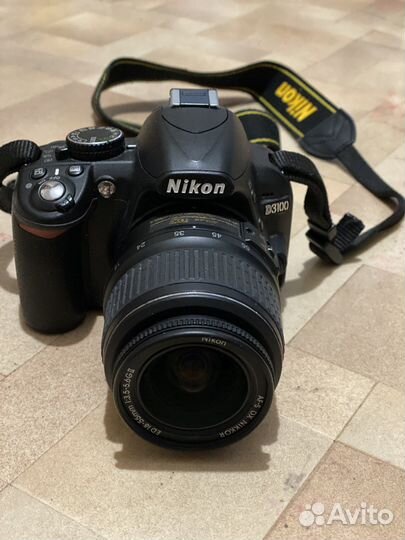 Зеркальный фотоаппарат nikon d3100