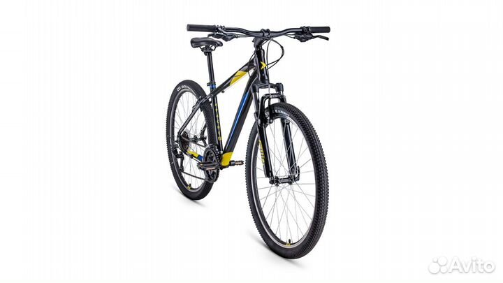 Велосипед Forward apache 27,5 1.0 (2021) чёрно-жёл